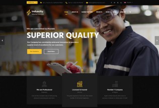 Induscity – Premium Responsive Industrial Business WordPress Theme