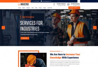 Industroz – Premium Responsive Factory & Industrial WordPress Theme