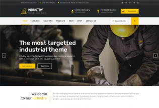 Industry – Premium Responsive WordPress Theme for Factory and Industrial Business