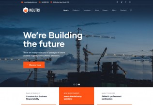 Indutri – Premium Responsive Factory & Industrial WordPress Theme