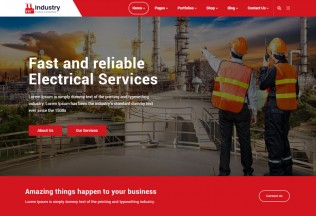 Induxe – Premium Responsive Factory & Industry WordPress Theme