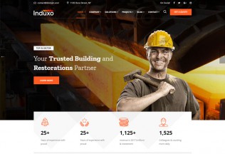 Induxo – Premium Responsive Factory & Industrial WordPress Theme