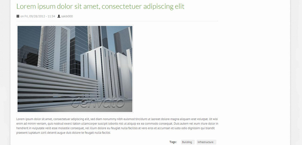 One article page