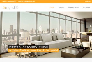 InsightFX – Joomla Premium Responsive Multipurpose Template