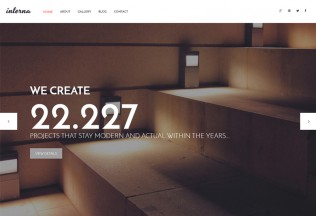 Interna – Premium Responsive Architecture WordPress Theme