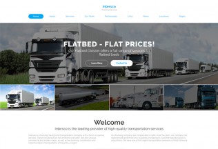Intersco – Premium Responsive Logistic and Transportation HTML5 Template