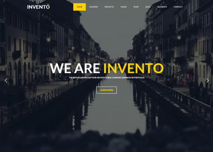 Invento – Premium Responsive Architecture Building Agency WordPress Theme
