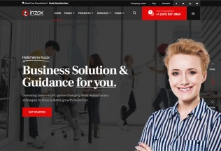 Inzox – Premium Responsive Business Consulting WordPress Theme