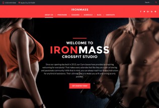IronMass – Premium Responsive Gym Fitness & Bodybuilding WordPress Theme
