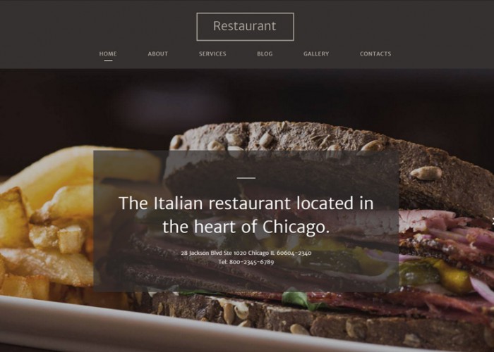 Italian Restaurant – Premium Responsive HTML5 Template