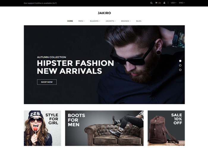 Jakiro – Premium Responsive Fashion Shop Prestashop Theme