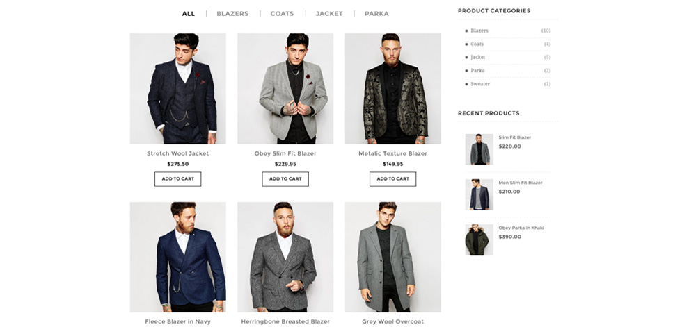 Category page
