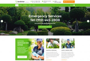 Jardinier – Premium Responsive Landscaping Services WordPress Theme