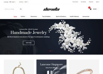 5+ Best Responsive Jewellery Prestashop Theme 2019