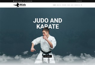 JKids – Premium Responsive Judo Karate & Martial Art HTML5 Template