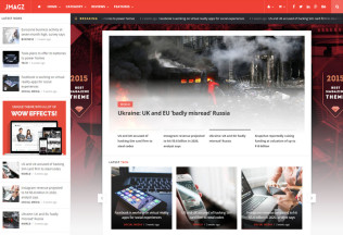 JMagz – Premium Responsive News Review Magazine WordPress Theme