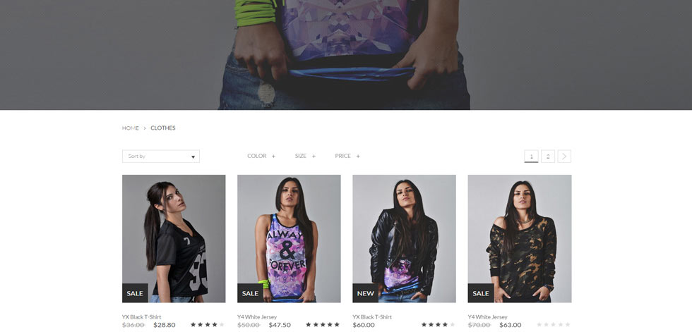 Category page