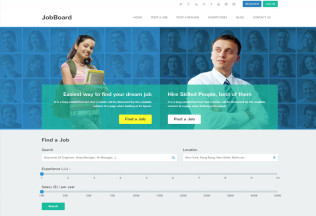 JobBoard – Premium Responsive Job Market WordPress Theme
