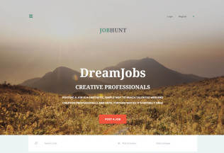 JobHunt – Premium Responsive Elegant Job Board HTML5 Template
