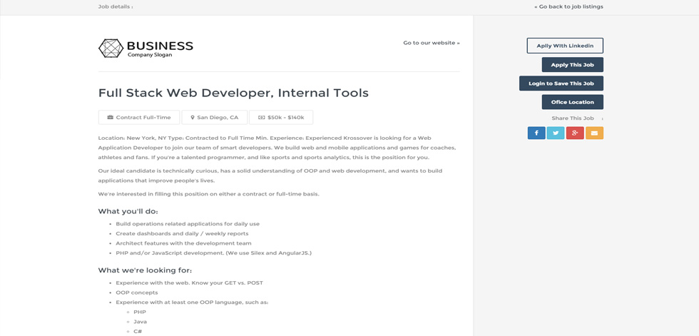 Job Details