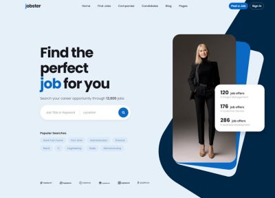 Jobster – Premium Responsive Job Board HTML5 Template