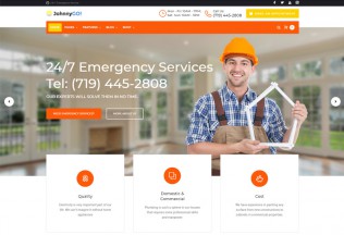 JohnnyGo – Premium Responsive Home Services WordPress Theme