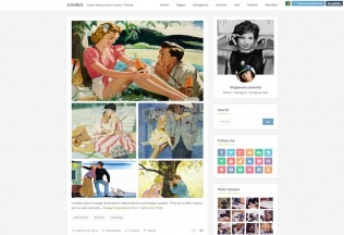Jomblr – Premium Responsive Clean Tumblr Theme