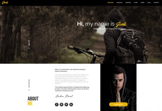 JONK – Premium CV Resume Personal Muse Template