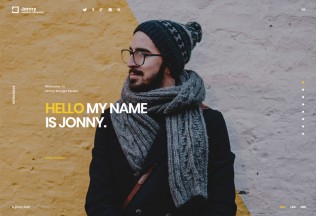 Jonny – Premium Responsive One Page WordPress Theme
