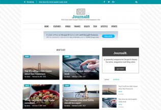 Journal8 – Premium Responsive Mobile-First Drupal 8 Theme