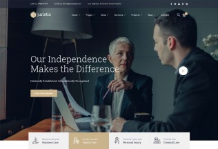 Juristic – Premium Responsive Lawyer & Attorney WordPress Theme