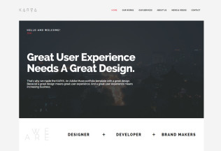Karya – Premium Agency Portfolio Muse Template