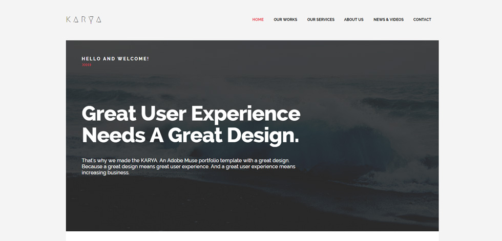 Home page