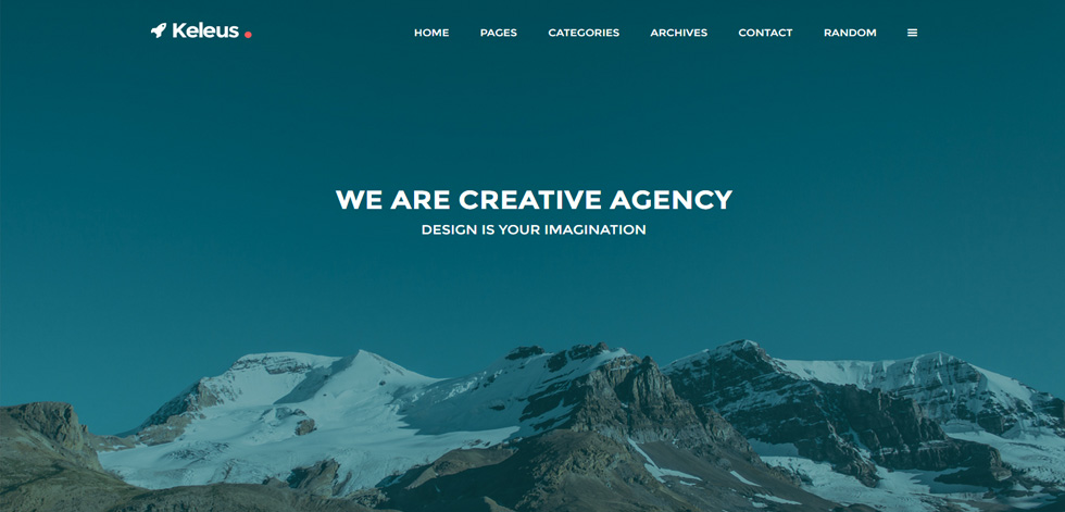 Welcome screen