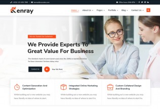 Kenray – Premium Responsive Business Consulting WordPress Theme
