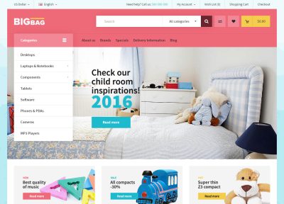 5+ Best Responsive Opencart Kid Template in 2020