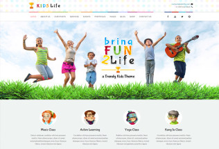 Kids Life – Premium Responsive Kindergarten WordPress Theme
