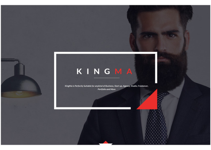 KingMa – Premium Responsive Creative Business Onepage HTML Template