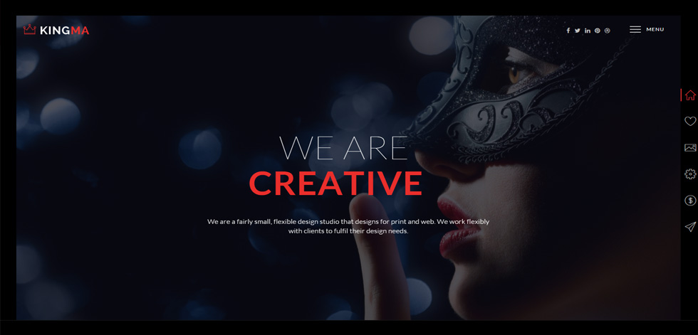 Welcome screen