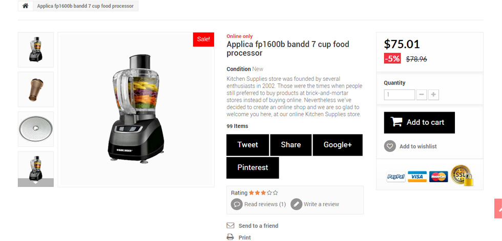 Product Page