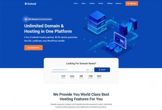 Kohost – Premium Responsive Web Hosting & WHMCS HTML5 Template