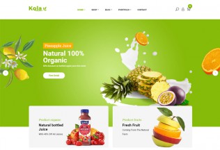 Kola – Premium Responsive Organic Food WooCommerce WordPress Theme