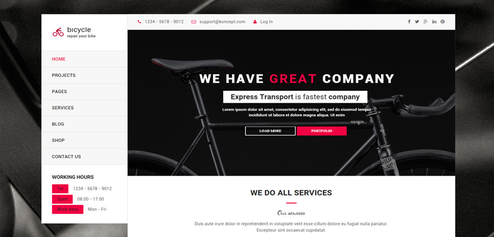 Home page