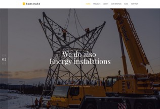 Konstrukt – Premium Responsive Construction & Building WordPress Theme