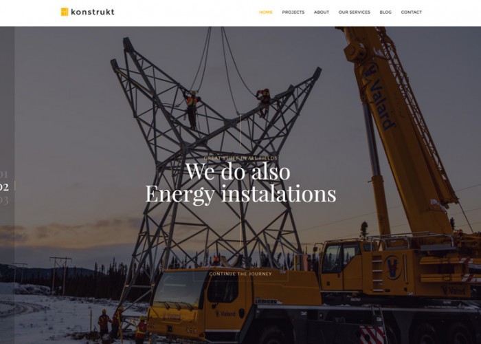 Konstrukt – Premium Responsive Construction & Building WordPress Theme