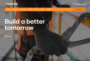 Konstruktic – Premium Responsive Construction WordPress Theme