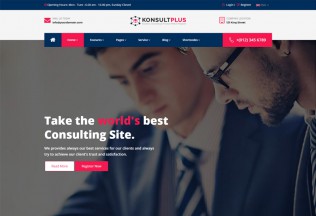 KonsultPlus – Premium Responsive Business Consulting & Finance HTML5 Template