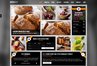Koyorest – Premium Responsive Retina Restaurant WordPress Theme