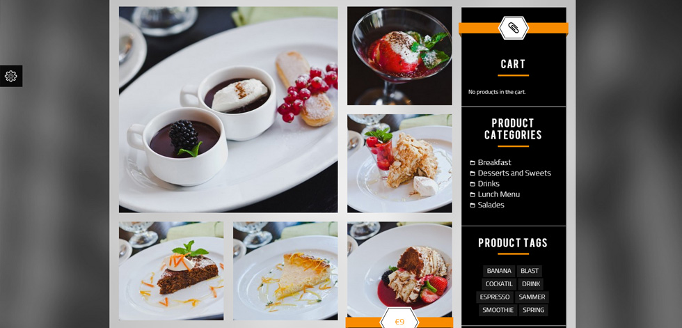 Shop page