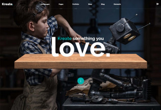 Kreate – Premium Responsive WordPress Theme for Creative Business